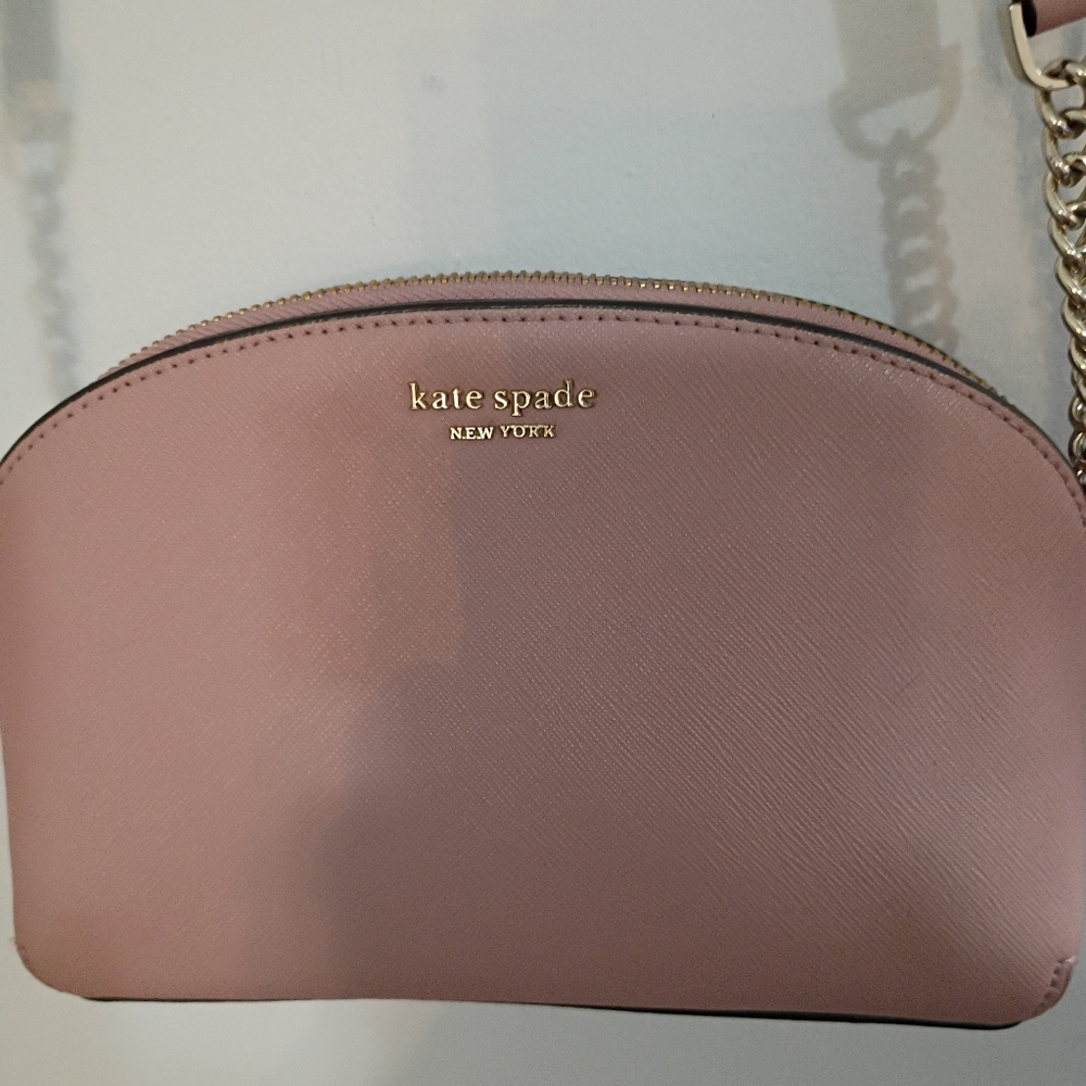 Kate Spade, EUC, Crossbody Bag, Blush Pink, Zipper/Magnetic Closure - Picture 3 of 15